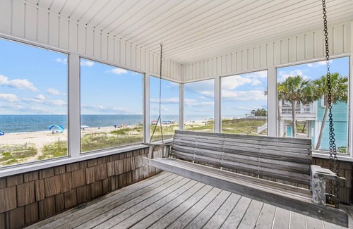 St. George Island House | Wander from the cool shade of the screened porch to the sun deck with your favorite book!