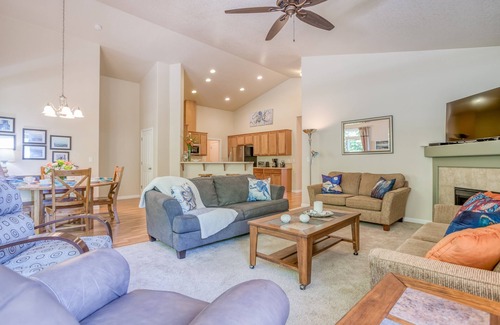 Netarts House | Warm, Modern Single-Level Home Overlooking Netarts Bay Has Ocean Peek and More!