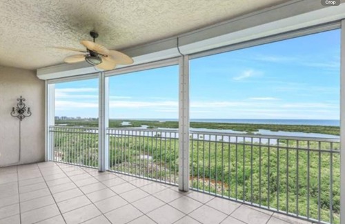 North Naples Condo | WATCH SUNSET FROM THIS FURNISHED, GULF FRONT, 2 BED/2 BATH + DEN 1790 SQFT CONDO