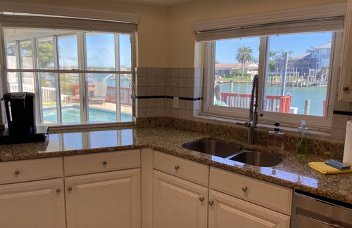 Island Estate House | Water View home with private pool and heated spa with boat deck clearwater