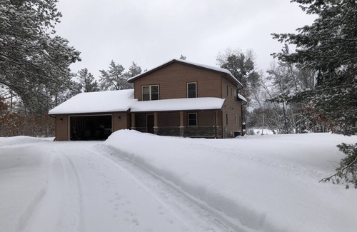New Lisbon House | Water view on 3 acres, near Dells, firepit, private trails