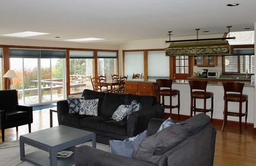 Surry House | Waterfront, 10 steps to private beach, pet, Surry Oceanside Villa and GuestHouse