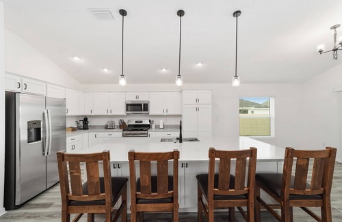 Sumter County House | Waterfront and golf course view 3Bd 2 Bath Pool Home In Moultrie Creek.