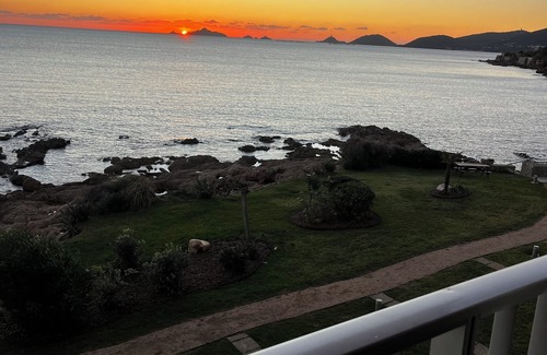 Corse-du-Sud Apartment | Waterfront apartment with breathtaking view of the Sanguinaires mountains