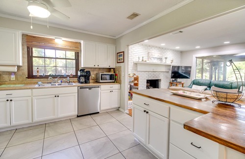Crescent House | Waterfront Baisden's Bluff Home w/Dock & Views!