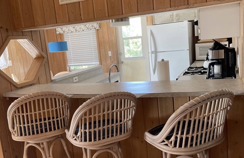 Great Guana Cay House | Waterfront Beach Bungalow with 150 Foot Dock on Guana Cay and Waterside Pergola