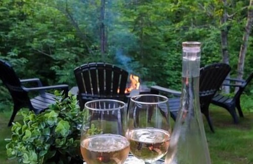 Shannon Apartment | Waterfront Cabin with Spa | Le Huard