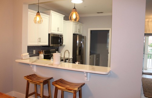 Bouchelles Island Condo | Waterfront Community 2 Bedroom - Southern Coastal Design
