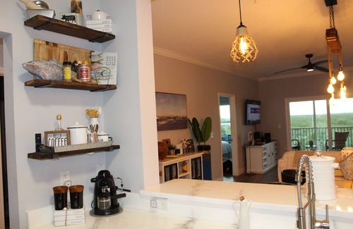 Bouchelles Island Condo | Waterfront Community 2 Bedroom - Southern Coastal Design