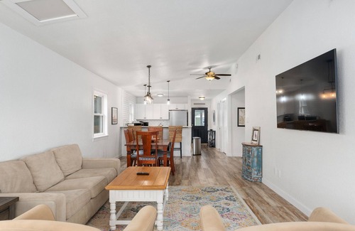 Colington Harbour House | Waterfront dog-friendly 2BR with private boat dock