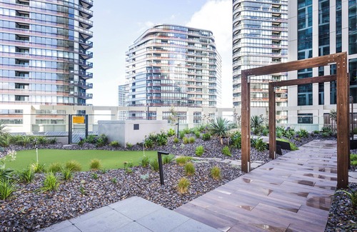 Docklands Apartment | Waterfront fully furnished apartment within free tram zone and free parking bay.
