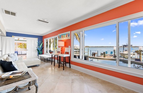 North Redington Beach House | Waterfront Getaway with Boat, Pool & Walk to Beach