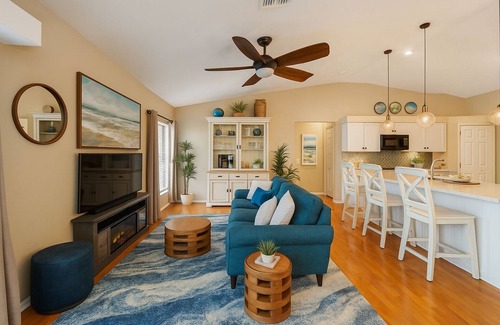Pelican House | Waterfront Gulf-Access Escape | Heated Pool Dock Game Room + Tiki Bar