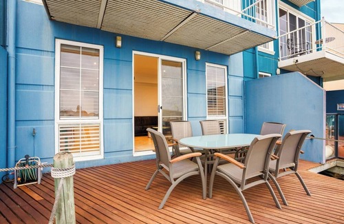 Patterson Lakes Apartment | Waterfront Haven with Deck, Marina Views & Parking