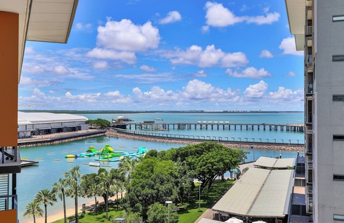 Warf Precinct Apartment | Waterfront Haven: Stylish 2 Bedroom Top Floor Apt