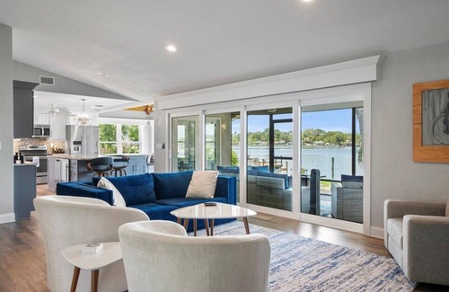 Bayou Shores House | Waterfront home close to Downtown St Pete w/boat dock, firepitn