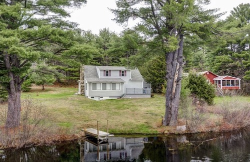 Newfield House | Waterfront Home on Peaceful & Private Pond