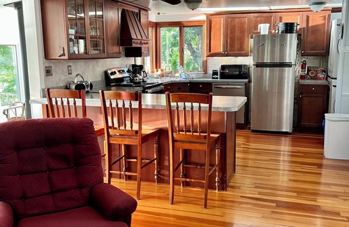 Ponds of Plymouth House | Waterfront home on pristine lake w/large deck above water, 5 min from Cape Cod