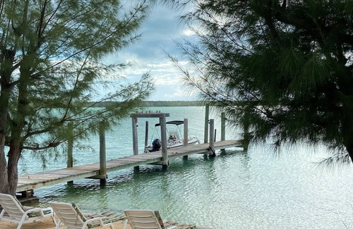 Gregory Town House | Waterfront home on the bay in secluded Whale Point! Private Dock!