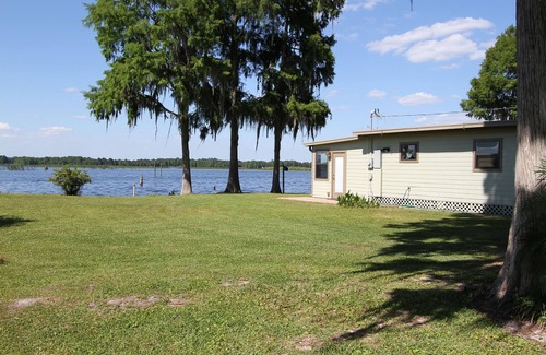 Crystal River Cabin | Waterfront Home, Sun Room with TV, Fishing Dock, Private Location