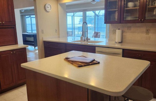 Gulf Cove House | Waterfront Home with Heated Pool, Bikes, Dock and Kayak on the Myakka River