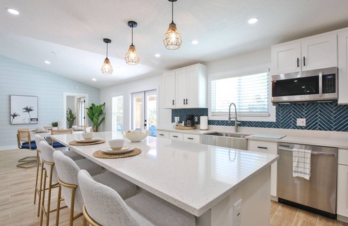 Palma Sola House | Waterfront Home w/Private Heated Pool, Newly Renovated, 10 Min to AMI
