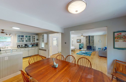 Somesville House | Waterfront home with deck, patio, grill, firepit, Ping-Pong, & WiFi