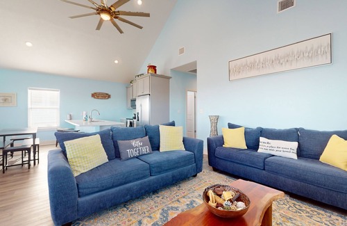 Galveston House | Waterfront home with gorgeous views, fast WiFi, central AC, ocean-view deck