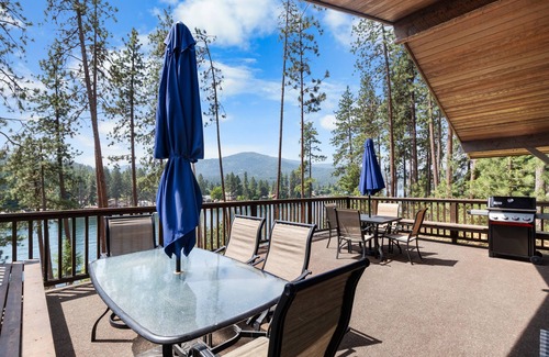 Post Falls House | Waterfront home with retro flare - private dock w/boat slip & game room