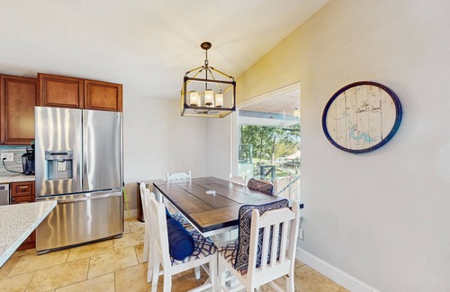 Granite Shoals House | Waterfront house on Lake LBJ with full kitchen, patio, pool table & dog-friendly