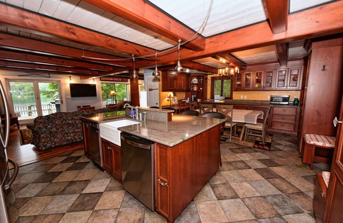 Eidelweiss Village House | Waterfront House w/Firepit, Hot Tub & Boats - Dogs Considered
