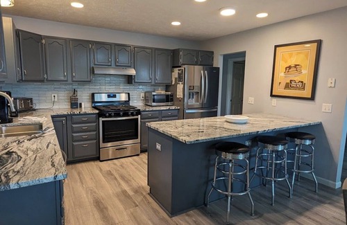 Mayfield House | Waterfront in Traverse City. Pool table. NEW! Hot tub. Pet okay.