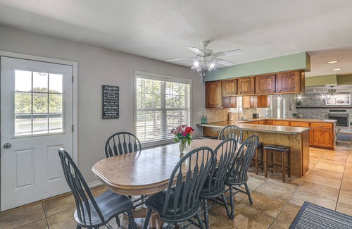 Arkansas City House | Waterfront Kansas Home w/Private Fire Pit!