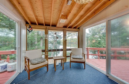 Lake Arrowhead Cabin | Waterfront Lake Arrowhead Cabin w/Dock & Fire Pit