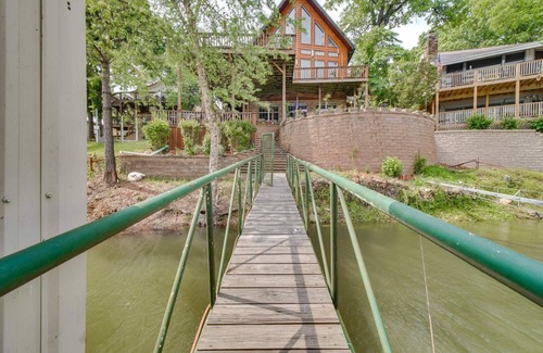 Eucha Cabin | Waterfront, large covered boat slip provided, carport for 1 plus xtra parking