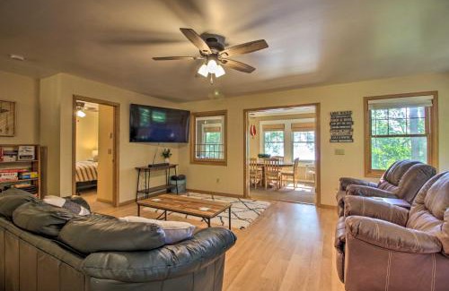 Cass Lake House | Waterfront Leech Lake Cabin with Dock, Fire Pit