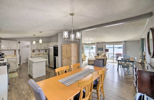 Michigan Center House | Waterfront Michigan Center Home w/Boat Dock!