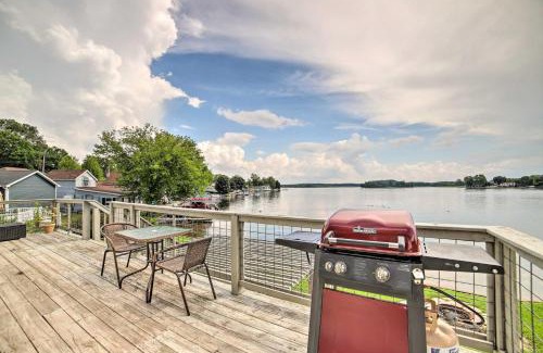 Michigan Center House | Waterfront Michigan Center Home with Boat Dock!