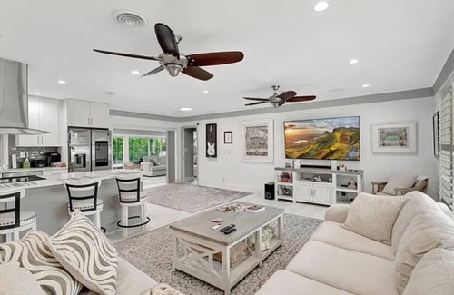 Lighthouse Point Apartment | Waterfront Oasis with Pool, Games, & Hot Tub