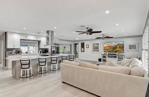Lighthouse Point Apartment | Waterfront Oasis with Pool, Games, & Hot Tub