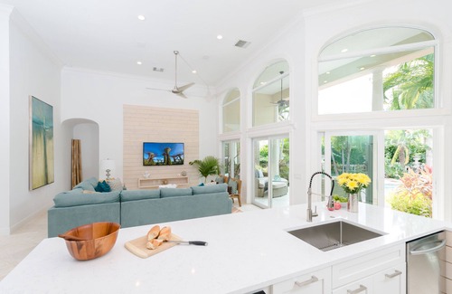 Coury House | Waterfront Oasis with Boat Dock & Pool!