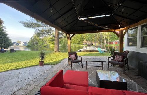 Bayberry House | Waterfront!Outdoor living! Canoe kayaks paddleboard 60 ft dock Newly Renovated