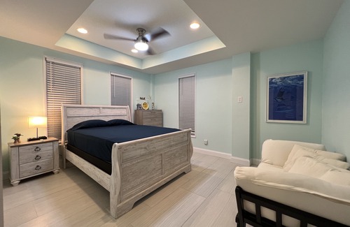 Bonita Springs House | Waterfront Pet Friendly Guest Suite with Pool, Mini Beach