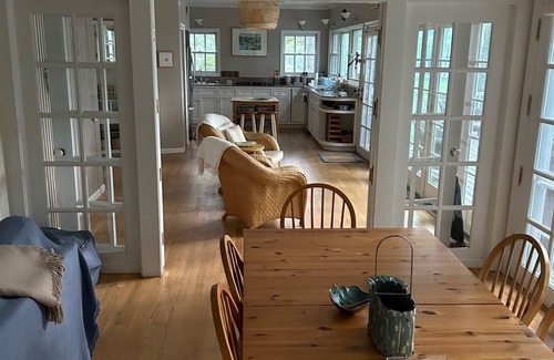 Southold House | Waterfront property with own dock and stunning views, overlooking Southold Bay.