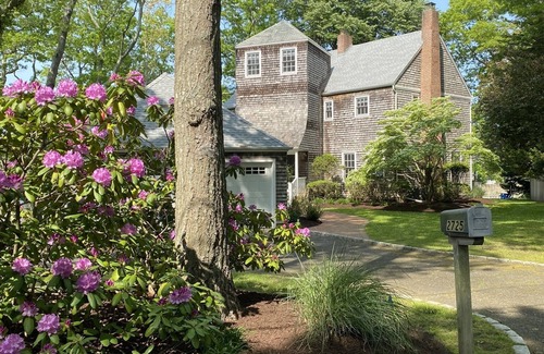 Southold House | Waterfront property with own dock and stunning views, overlooking Southold Bay.
