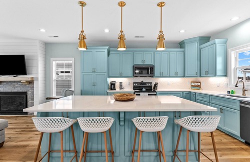 Holden Beach House | Waterfront retreat with private pool, beach access, fast WiFi & two decks