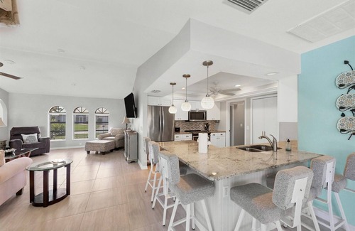 Pebble Beach House | Waterfront Rotonda pool home - 305 Rotonda Circle