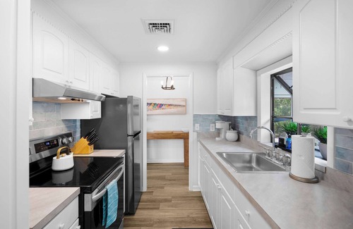 Vilano Beach House | Waterfront Serenity, Steps to Beach, Fire Pit, BBQ