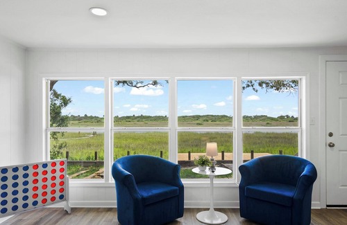 Vilano Beach House | Waterfront Serenity, Steps to Beach, Fire Pit, BBQ