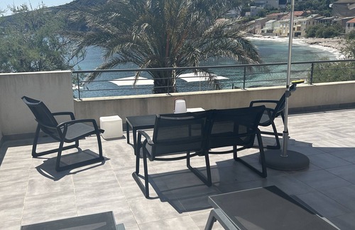 Porticciolo Apartment | Waterfront terrace flat - Breathtaking sea view -